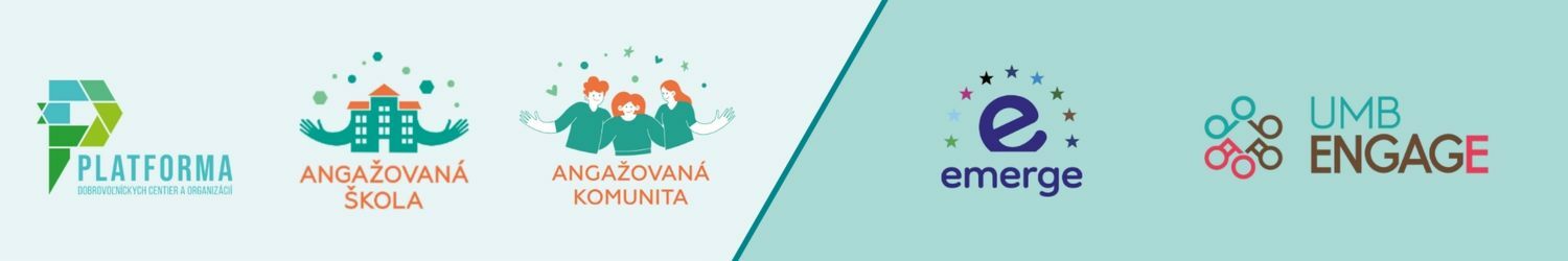 Logo Platforma dobrovoľníckych centier a organizácií